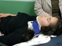 Otomobil öğrencilere çarptı : 2 yaralı