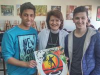 Bafralı öğrenci resim sergilerinde 1.oldu