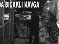 Bafra`da bıçaklı kavga : 1 yaralı