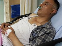 Bastığı yer çökünce hastanelik oldu