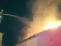 Eski devlet hastanesinde yangın