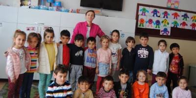 İSMET İNÖNÜ ANAOKULU FATMA ALİYEYİ ZİYARET ETTİ