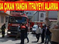 Bafra`da baca yangını