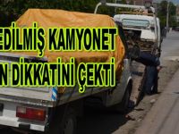 Dikkat çeken kamyonet