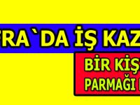 Bafra`da iş kazası