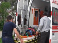 Bafra`da kaza : 1 yaralı