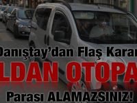 Yoldan otopark paralarına iptal