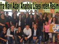 Özel Bafra Mavi Aday Anadolu Lisesi`nden resim sergisi