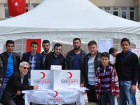 Merkez Kur'an kursu kan bağışında bulundu