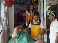 Darp edilen kişi hastanelik oldu