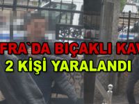 Bafra`da bıçaklı kavga