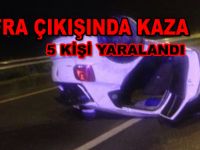 Bafra çıkışında kaza