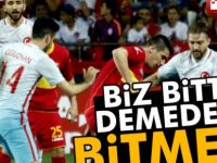Milli takım son dakikada güldü.