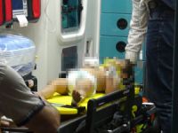 Otomobilin altında kaldı