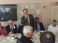 Hanlut`lu iş adamları Bafra`da buluştu