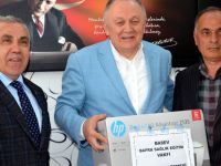 Kültür evlerine yazıcı hibe edildi