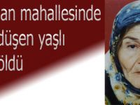 Yolda düşen yaşlı kadın öldü