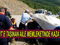 Kaza da baba hayatını kaybetti