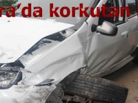 Gürgüllü yokuşunda korkutan kaza