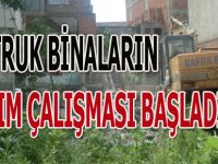 Bafra Belediyesi o binalara savaş açtı
