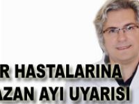 Şeker hastalarına oruç uyarısı