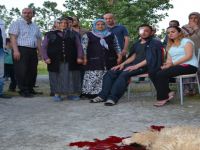 Çukurca gazisine kurban kesildi