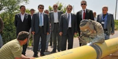 Kasım 2012 Sonunda 5 Mahalle Doğalgaz Kullanacak