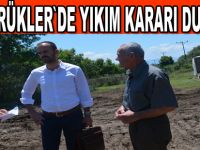 Yıkım durduruldu
