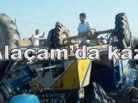 Alaçam Bafra yolunda kaza