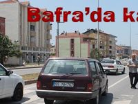 Samsun Sinop yolunda kaza 1 kişi yaralandı