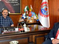 Kaymakam Arslan Belediye'ye veda ziyareti yaptı