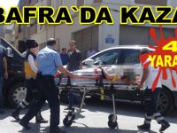 İki otomobil çarpıştı : 4 yaralı