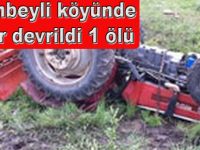 Osmanbeyli mahallesinde kaza: 1 ölü