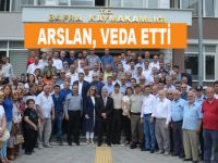 Kaymakam Arslan, veda etti