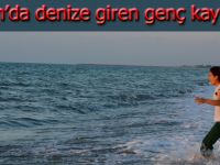 Alaçam'da denize giren genç kayboldu