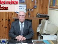 Yaka mahallesi muhtarı Süleyman Özkan'ın Ramazan Bayram mesajı