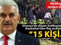 Başbakan'dan flaş Giresun açıklaması