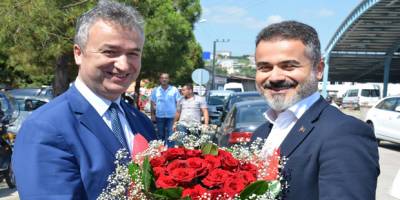 19 Mayıs İlçesinde Geniş Katılımlı Bayramlaşma Töreni