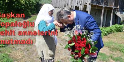 Başkan Topaloğlu’ndan Şehit Ailelerine Bayram Ziyareti