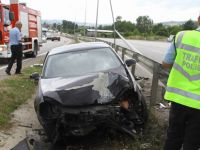 Samsun'da trafik kazası 3 yaralı