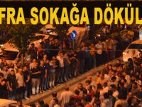 Bafra'da Halk Sokaklara döküldü