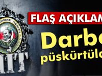 Darbe püskürtüldü
