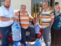 Alaçam'da mavi kapaklar teslim edildi