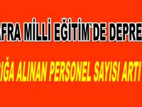 Milli Eğitim Müdürlüğünde açığa alınmalar başladı