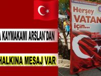 Arslan`dan mesaj var