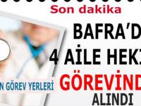Bafra'da aile hekimleri açığa alındı