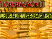 Samsun'da Kuyumcunun altınlarına el konuldu