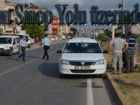 Samsun Sinop yolu üzerinde yayaya çarptı