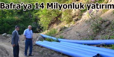 SASKİ'den Bafra'ya 14 milyonluk yatırım