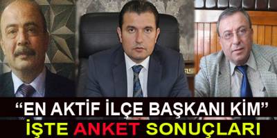 İşte anket sonuçları